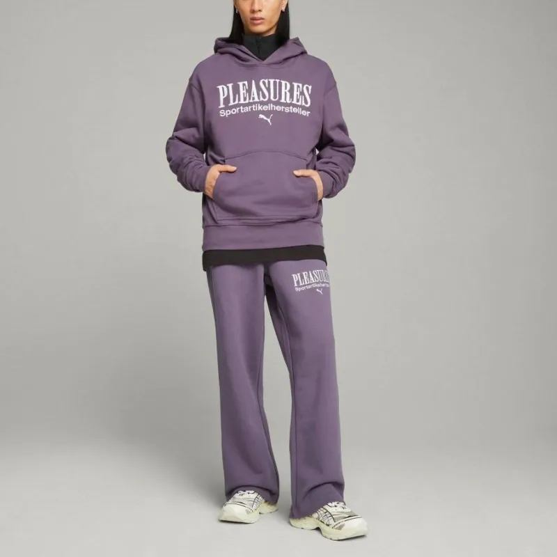 PUMA x PLEASURES X Pleasures Casual Pants Men's Charcoal Gray Purple-2