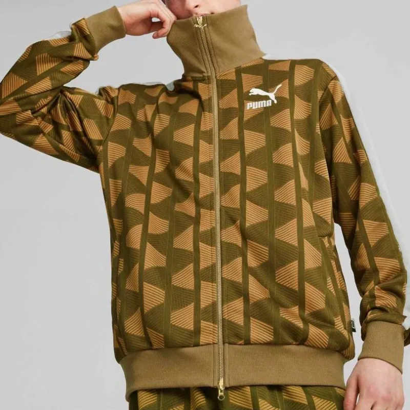 PUMA THE NEVERWORN II THE NEVERWORN II T7 TRACK JACKET Men's Chocolate Bean-2