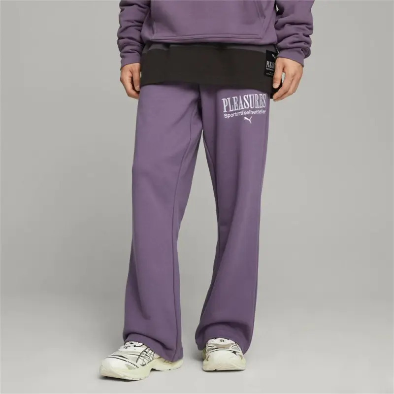 PUMA x PLEASURES X Pleasures Casual Pants Men's Charcoal Gray Purple-4