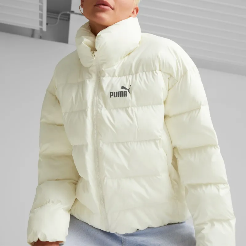 PUMA ESS+ Essentials+ Puffer Jacket Women's Jacket Women's White-1