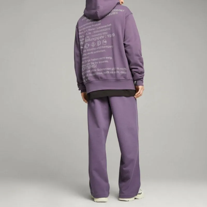 PUMA x PLEASURES X Pleasures Casual Pants Men's Charcoal Gray Purple-3