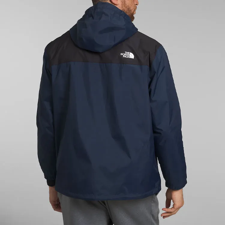 THE NORTH FACE Antora Outdoor Hiking Waterproof And Windproof Windbreaker Jacket Men's Blue Black Multicolor-2