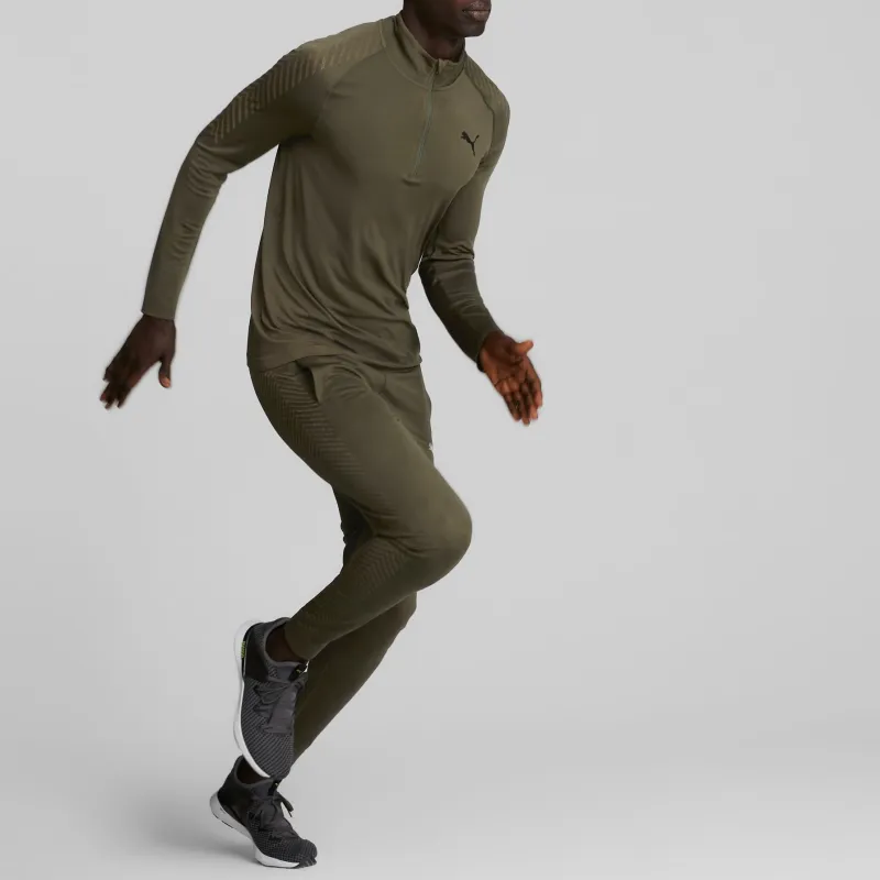 PUMA Workout Clothing Men's Olive Green-2