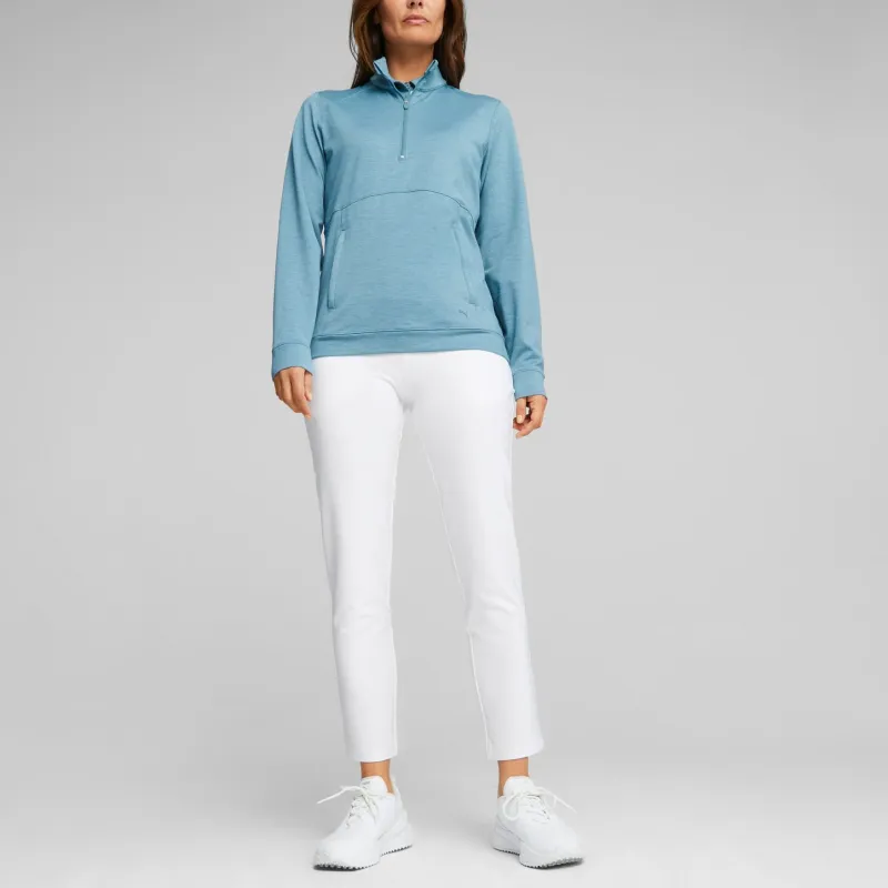 PUMA Cloudspun Rockaway CLOUDSPUN Rockaway Half-Zip Golf Sweatshirt Women's T-Shirt Women's Blue-2