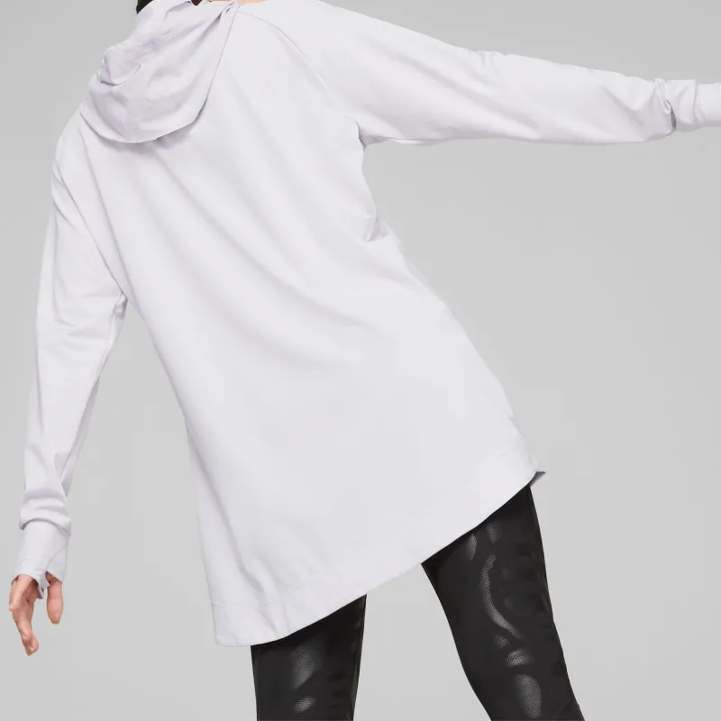 PUMA Modest Activewear Training Hoodie Women's Sweatshirt Women's Light Purple-3