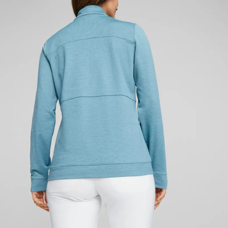 PUMA Cloudspun Rockaway CLOUDSPUN Rockaway Half-Zip Golf Sweatshirt Women's T-Shirt Women's Blue-3