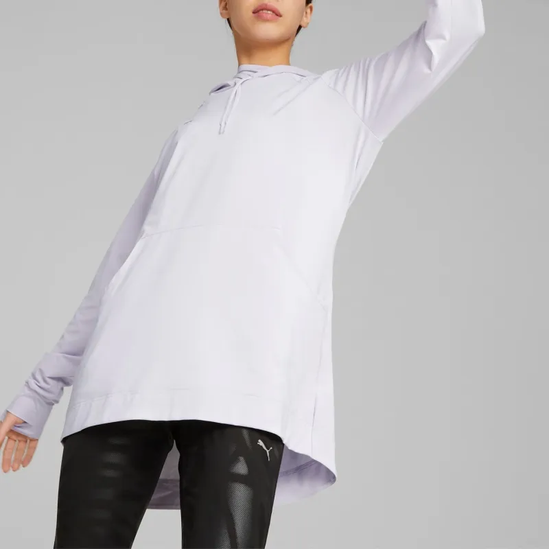 PUMA Modest Activewear Training Hoodie Women's Sweatshirt Women's Light Purple-2