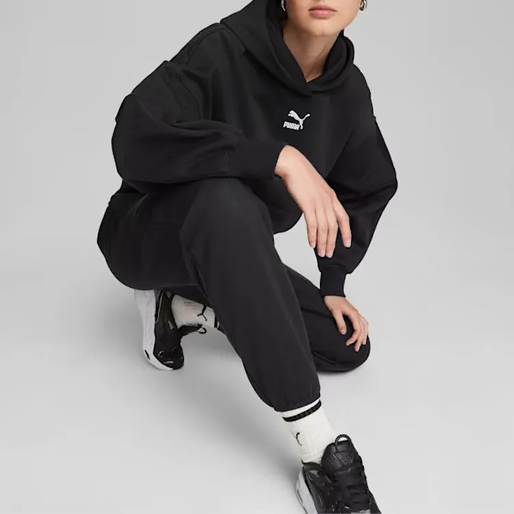 PUMA CLASSICS Classics Oversized Hoodie Women's Sweatshirt Women's Black-5