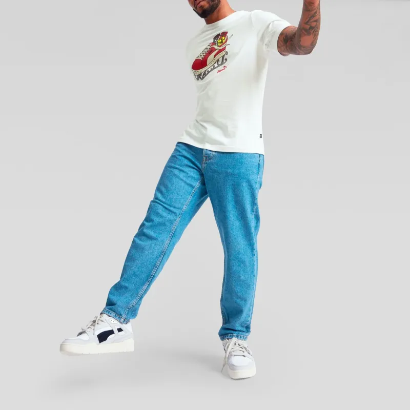 PUMA Christmas Tee T-Shirt Unisex White-3