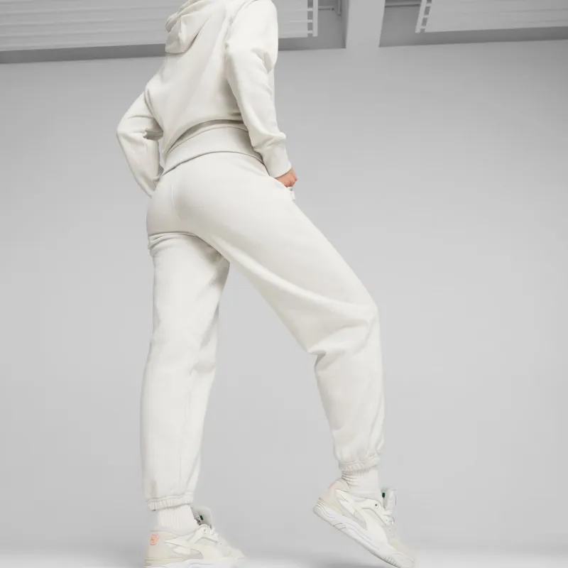 PUMA Infuse Women's Sweatpants Knitted Sports Pants Women's White-4