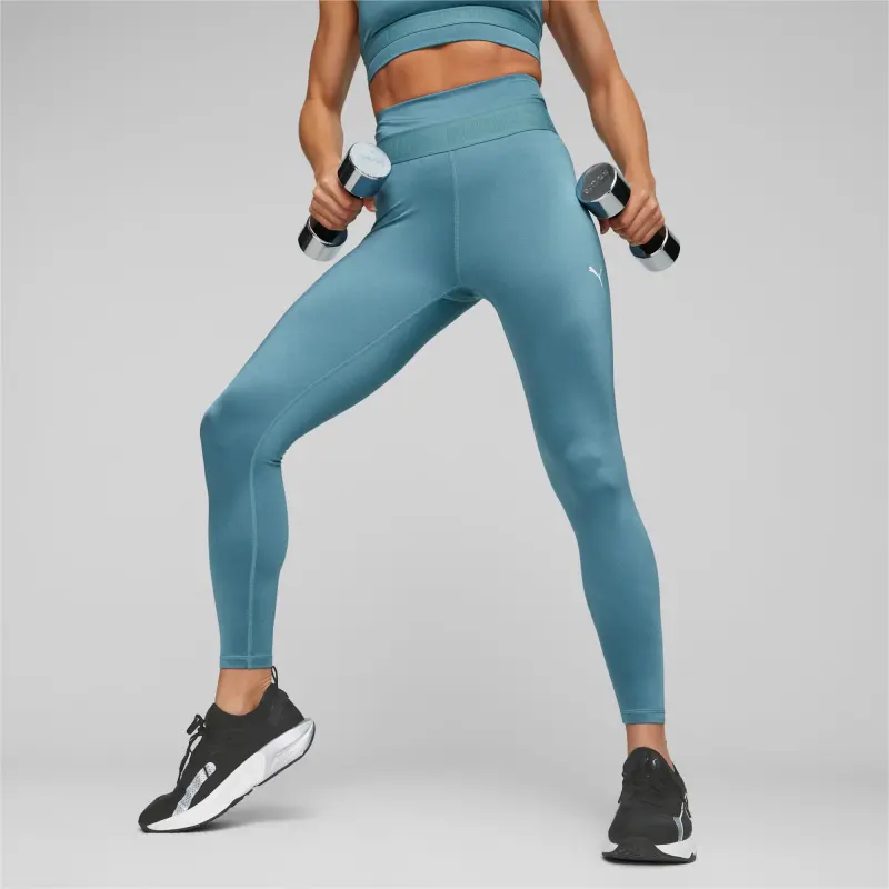 PUMA STRONG ULTRA Strong Shine 7/8 Training Leggings Women's Athletic Trousers Women's Blue-2