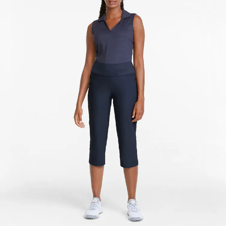 PUMA PWRSHAPE Women's Golf Capri Pants Casual Pants Women's Blue-2