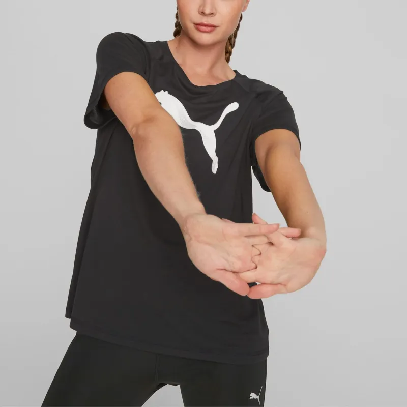 PUMA EVOSTRIPE Raglan Sleeve T-Shirt Women's Black-3