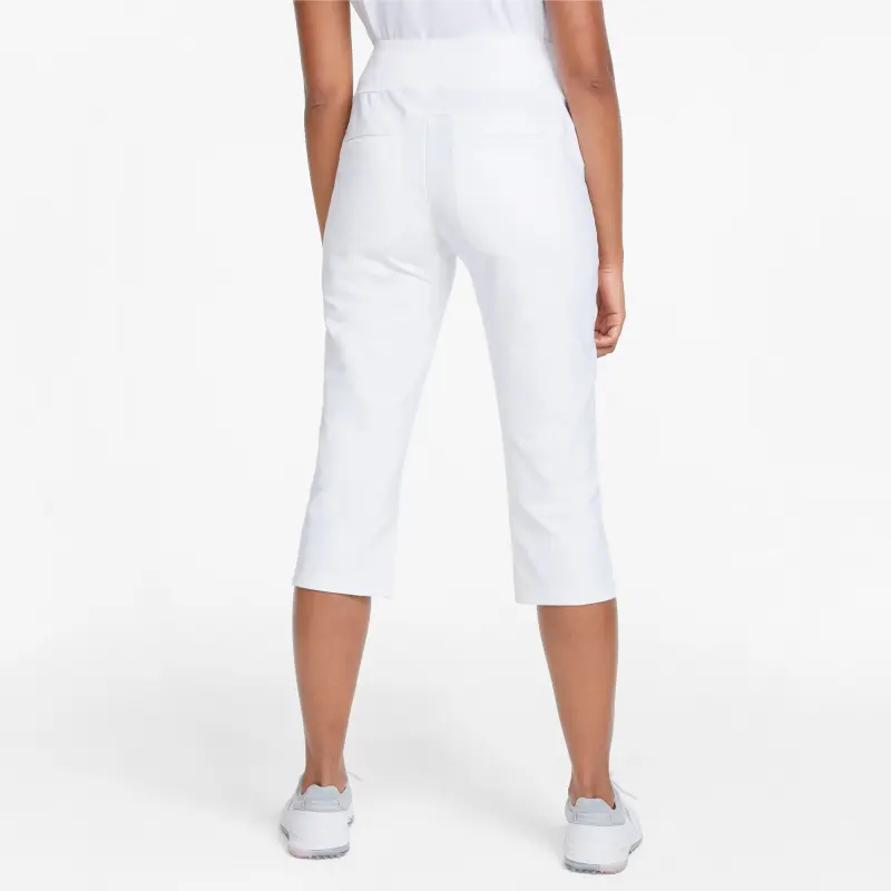 PUMA PWRSHAPE PWRSHAPE Women's Golf Capri Pants Casual Pants Women's White-2