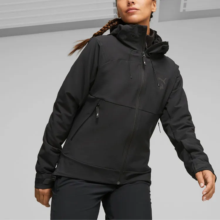 PUMA SEASONS Softshell Women's Running Jacket Jacket Women's Black-2