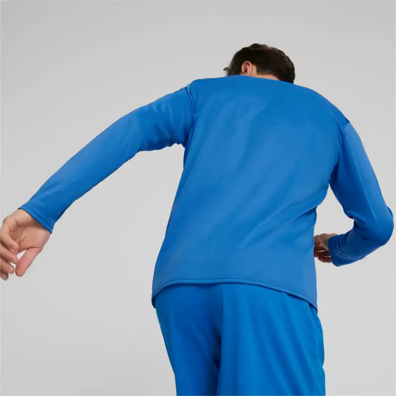 PUMA Switzerland Football Goalkeeper Long Sleeve Soccer Jersey Men's Blue-3