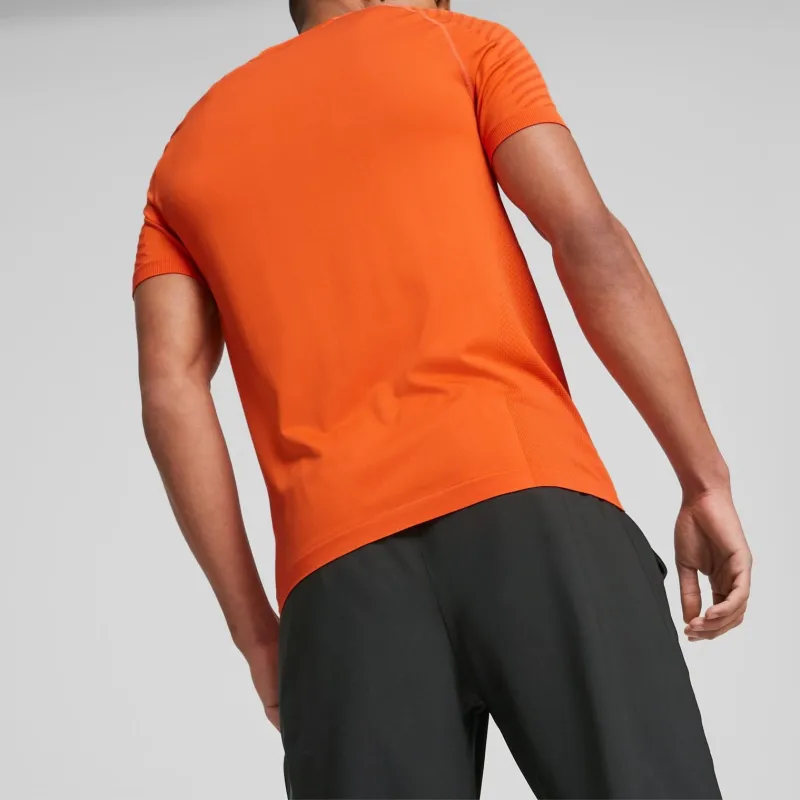 PUMA Train FormKnit Train FormKnit Seamless Training Tee Men T-Shirt Men's Orange-4