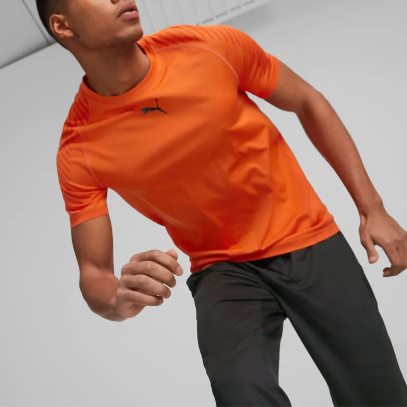 PUMA Train FormKnit Train FormKnit Seamless Training Tee Men T-Shirt Men's Orange-2