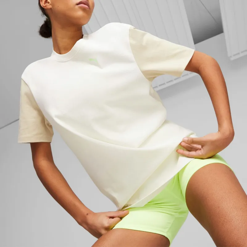 PUMA x OLIVIA Collaboration AMATO Tee T-Shirt Women's White-2