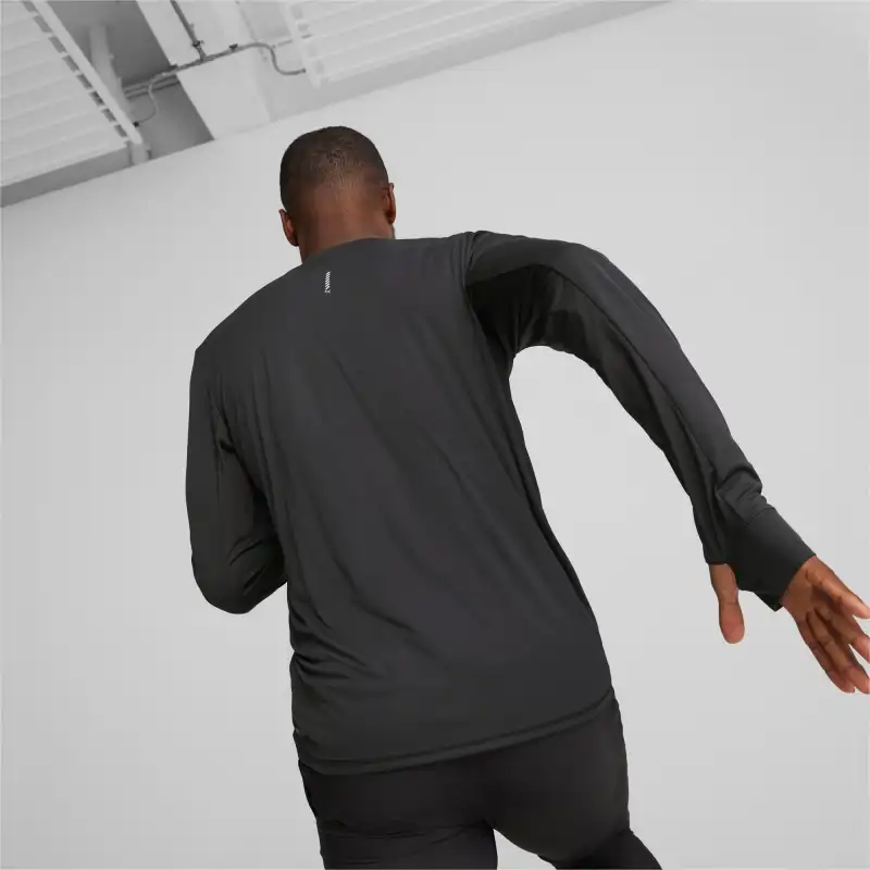 PUMA RUN FAVOURITE Long Sleeve Running Tee Men T-Shirt Men's Black-4