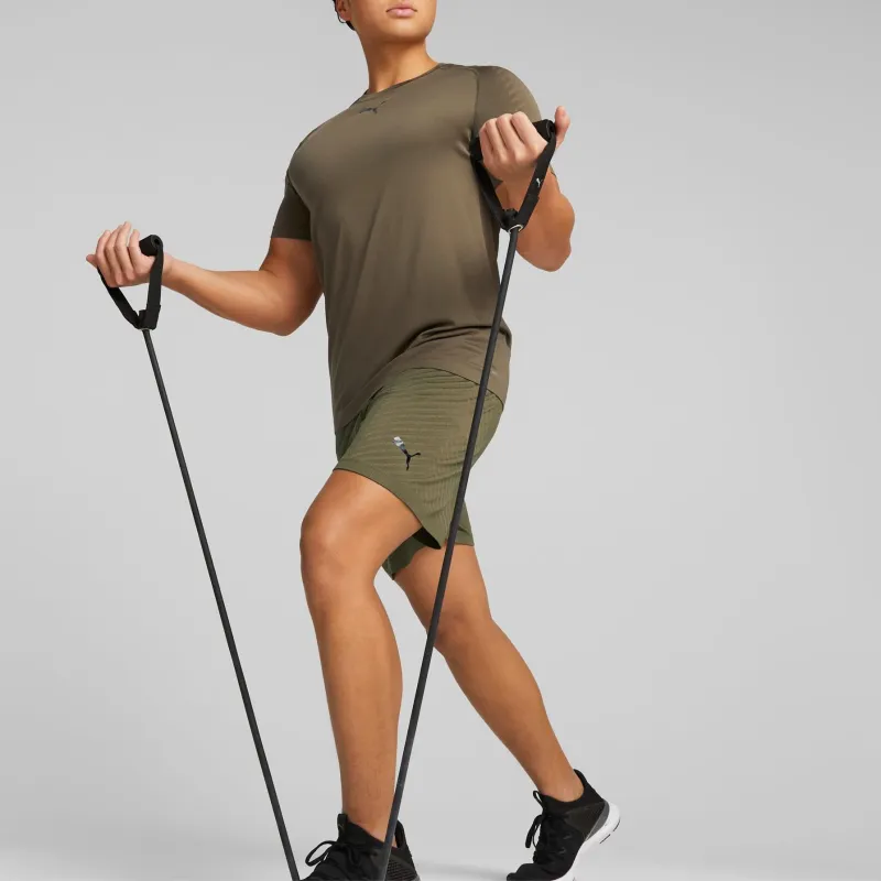 PUMA Train FormKnit Train FormKnit Seamless Training Tee Men T-Shirt Men's Dark Olive-2