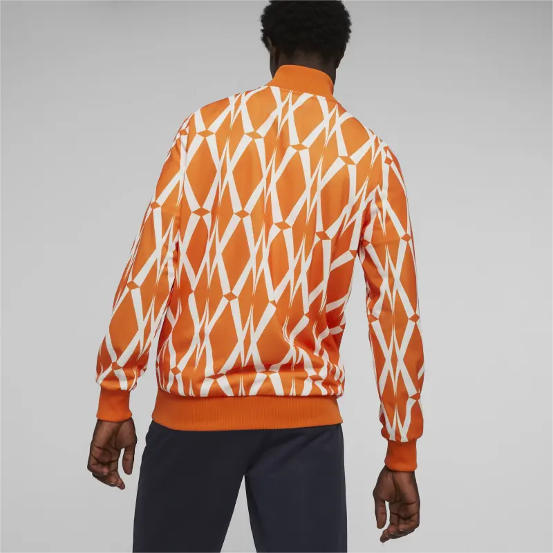 PUMA Ivory Coast FtblCulture Track Jacket Men Jacket Men's Orange-3