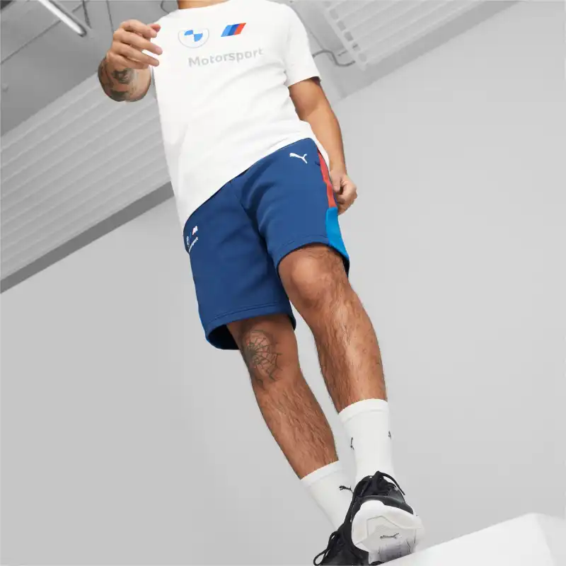 PUMA x BMW Bmw Mms Collaboration Motorsport Sweat Shorts Men Casual Shorts Men's Blue-3