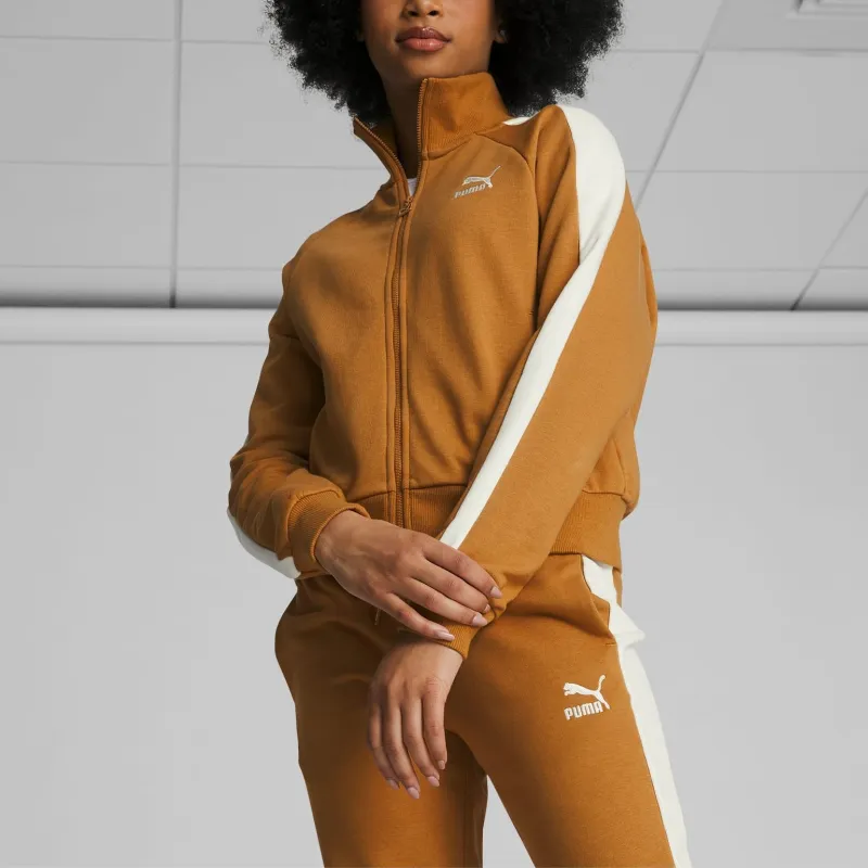 PUMA Iconic T7 Women's Track Jacket Jacket Women's Brown-3