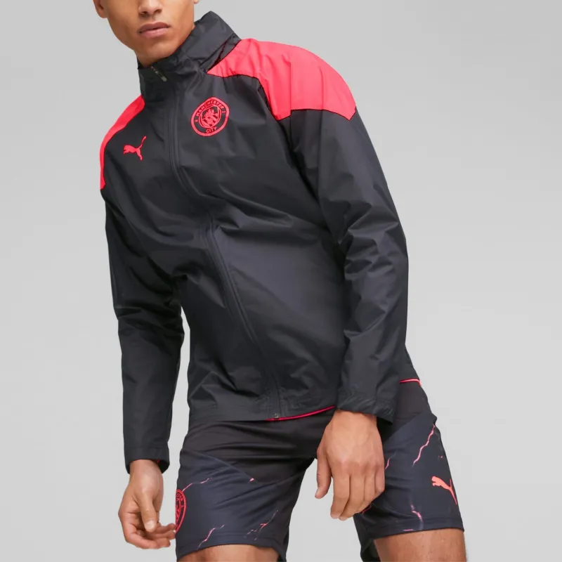 PUMA Manchester City Men's Training All-Weather Jacket Jacket Men's Black-2