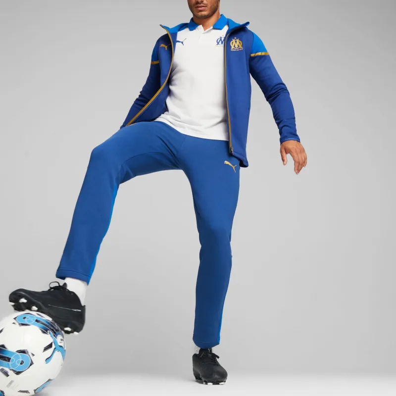 PUMA Olympique De Marseille Olympique De Marseille Football Casuals Hooded Jacket Jacket Men's Blue-3
