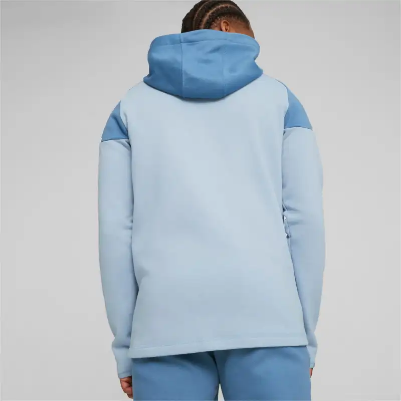 PUMA Manchester City Football Casuals Hooded Jacket Jacket Men's Blue-3