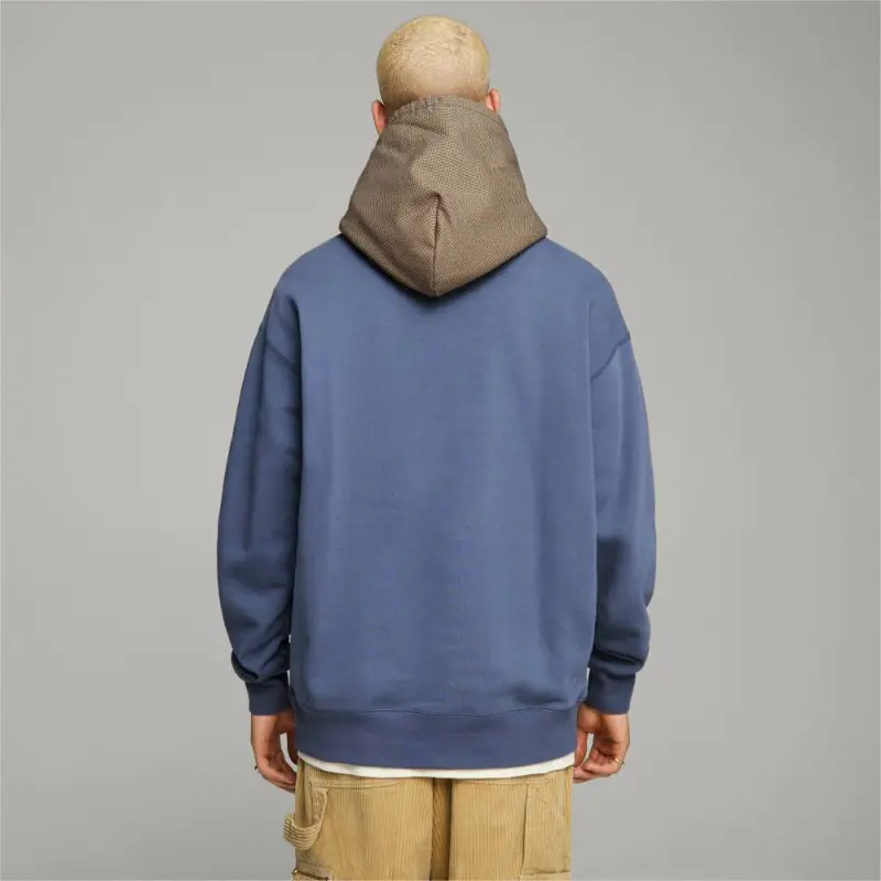 PUMA X Rhuigi Appliqué-detail Cotton Hoodie-3