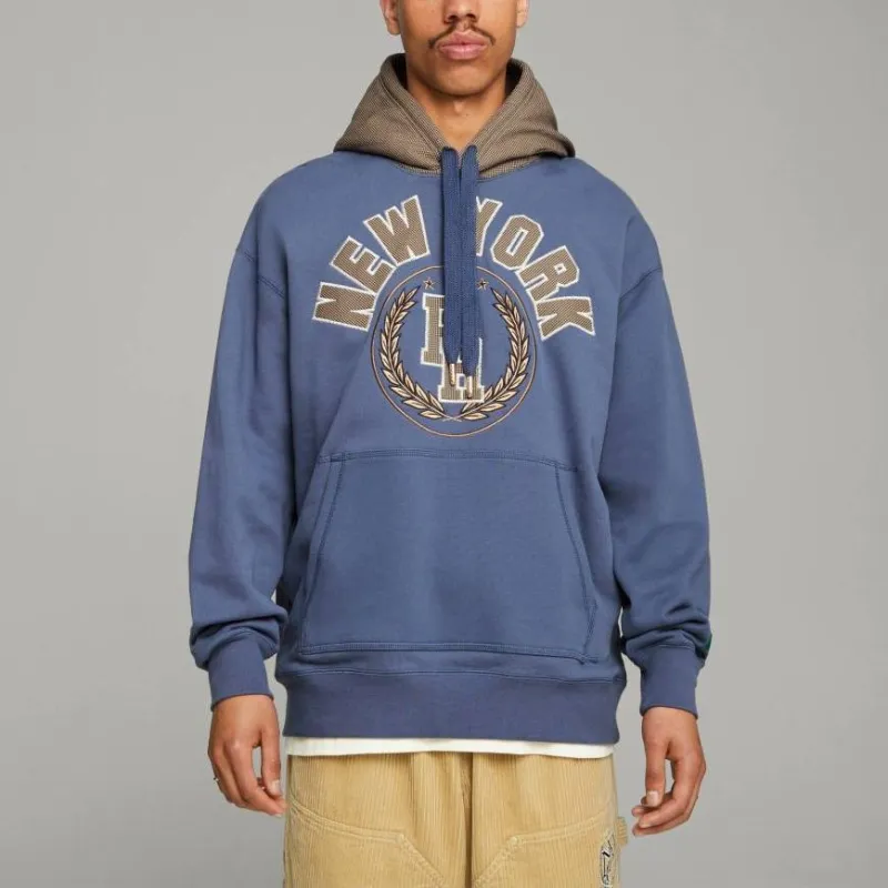 PUMA X Rhuigi Appliqué-detail Cotton Hoodie-2
