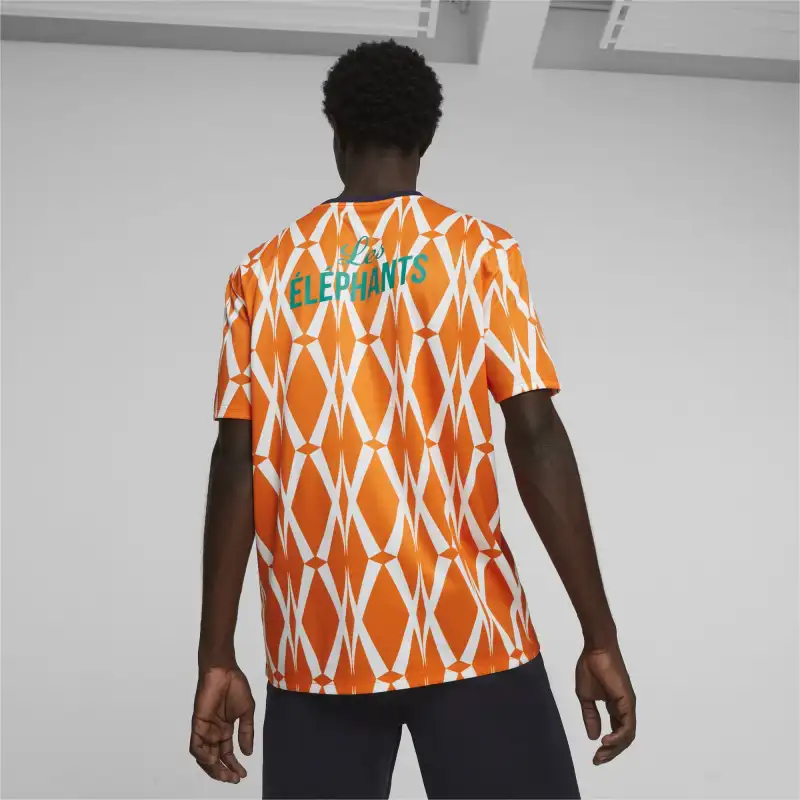 PUMA Ivory Coast FtblCulture Tee Men Soccer Jersey Men's Orange-2