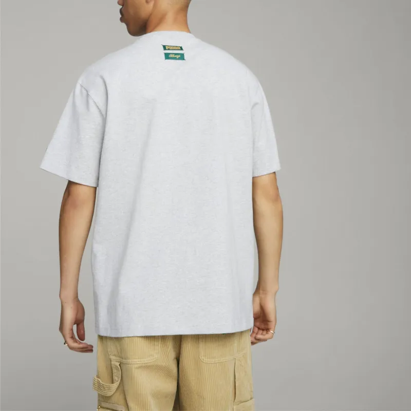 PUMA x RHUIGI PUMA X Rhuigi Collaboration GRAPHIC TEE T Shirt Men's Gray-3