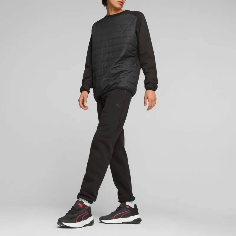 PUMA PUMATECH TECH Men's Sweatpants Knitted Sports Pants Men's Black-4