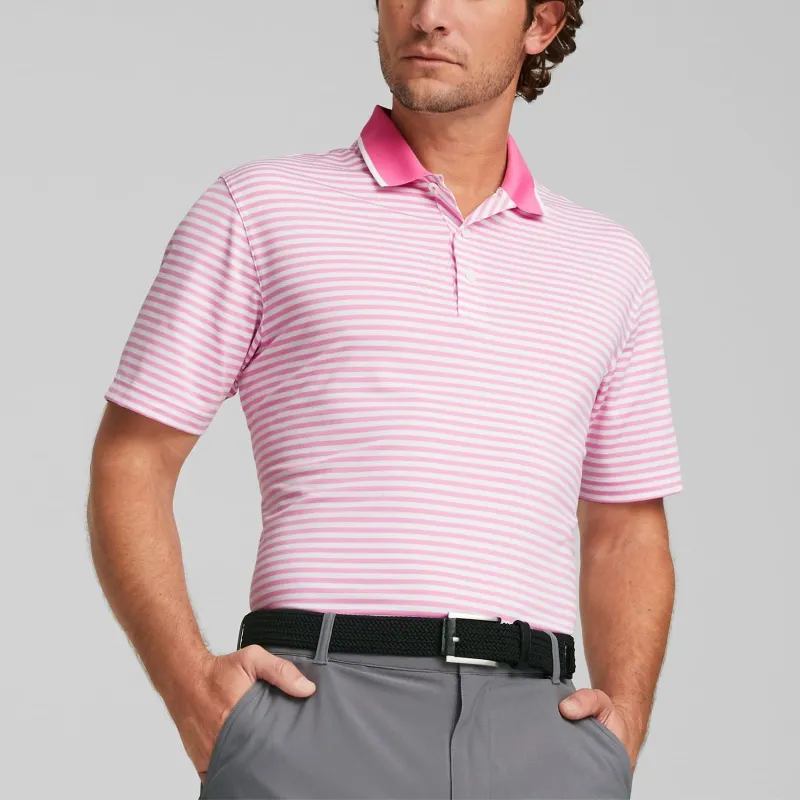 PUMA MATTR Polo De Golf Mattr Feeder Homme Polo Shirt Men's Pink-4