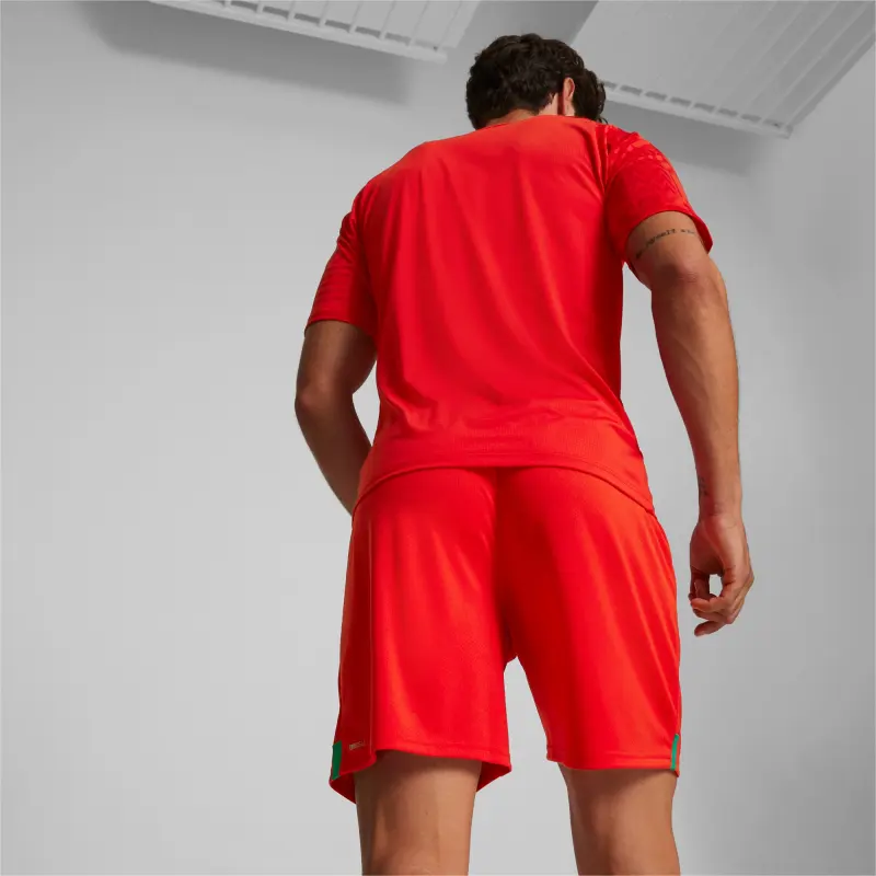 PUMA TEAMGOAL23 Morocco 22/23 Replica Shorts Men Soccer Bottoms Men's Red-2
