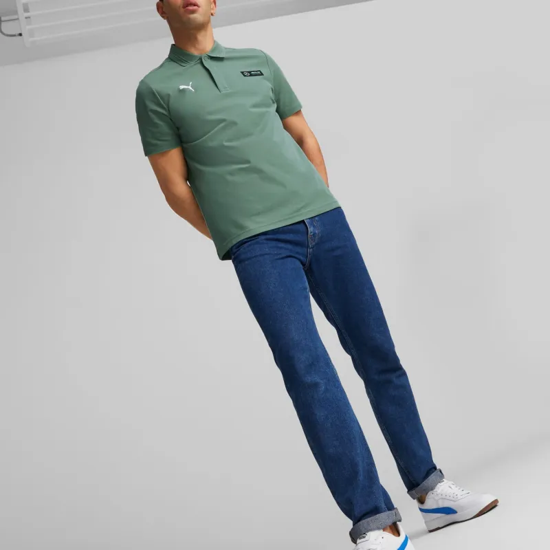 PUMA x Mercedes-Benz PUMA X Mercedes-Benz Collaboration PETRONAS Homme Polo Shirt Men's Green-3