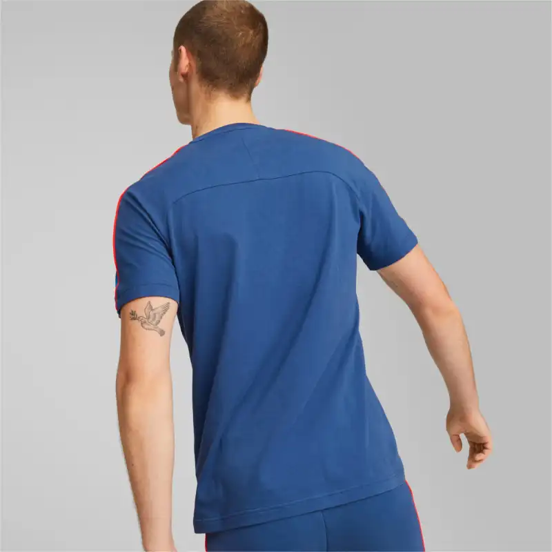 PUMA x BMW PTC Collaboration T-Shirt MT7 BMW M Motorsport T-Shirt Men's Blue-2