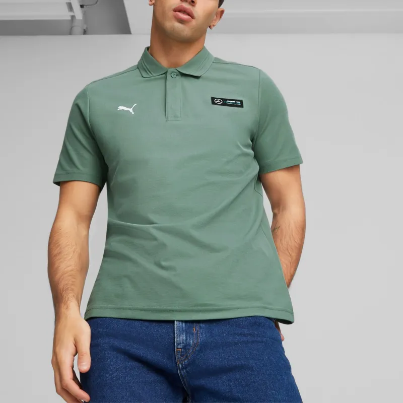 PUMA x Mercedes-Benz PUMA X Mercedes-Benz Collaboration PETRONAS Homme Polo Shirt Men's Green-2