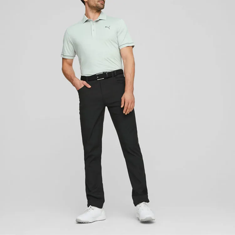 PUMA Cloudspun Haystack Polo De Golf Cloudspun Haystack Homme Polo Shirt Men's Gray-4