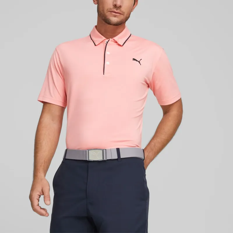 PUMA Mattr Bridges Polo De Golf Mattr Bridges Homme Polo Shirt Men's Pink-2