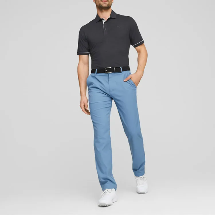 PUMA Polo De Golf Cloudspun Haystack Homme Polo Shirt Men's Black-3
