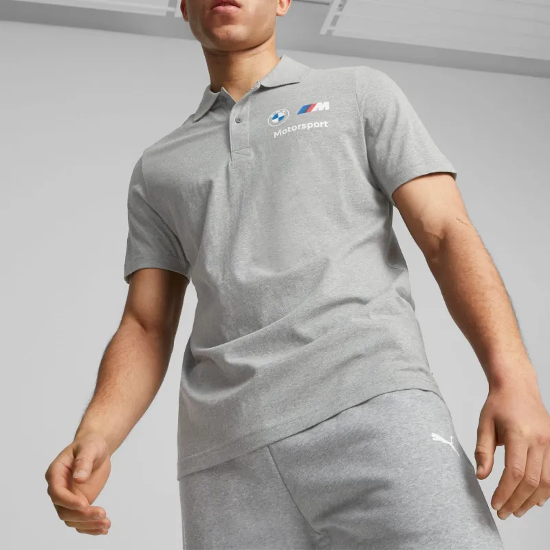PUMA x BMW RIPLWY Polo Shirt Men's Gray-2