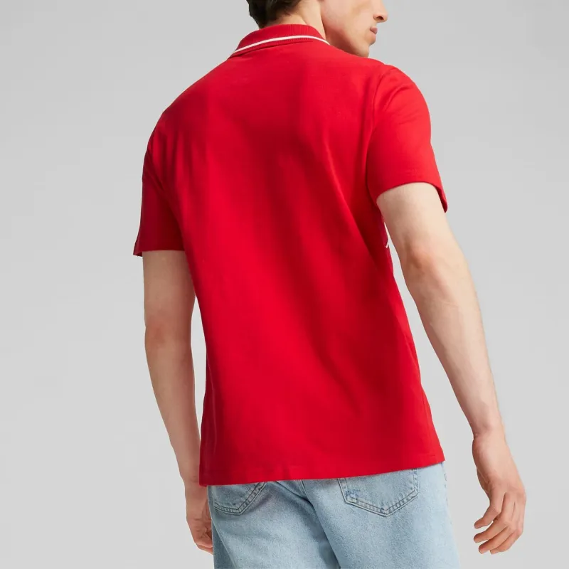 PUMA Playera Tipo Polo Para Hombre Scuderia Ferrari-3