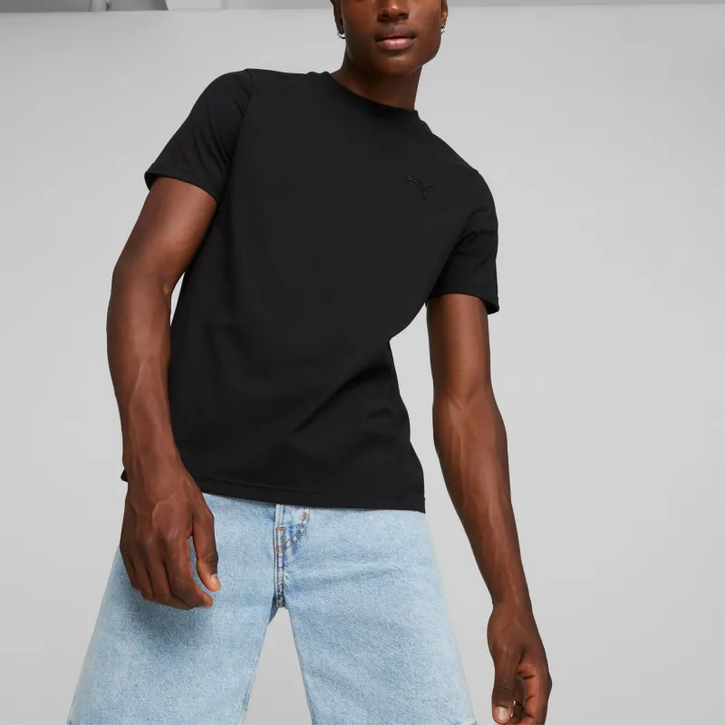 PUMA Essentials T shirt Made In France Homme T Shirt Men's Black-2