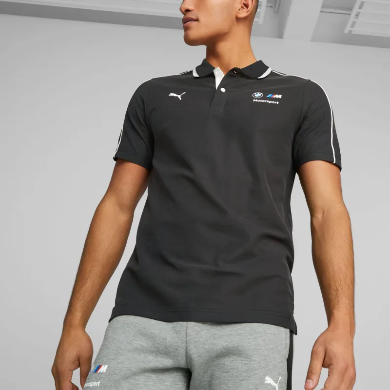 PUMA x BMW Collaboration Motorsport Polo Shirt Men's Black-2