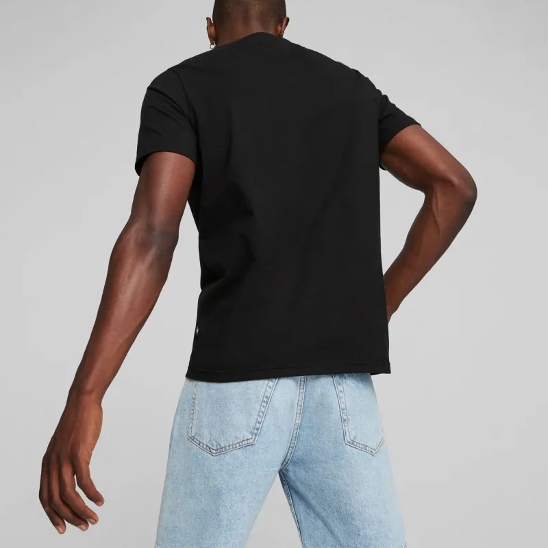 PUMA Essentials T shirt Made In France Homme T Shirt Men's Black-3