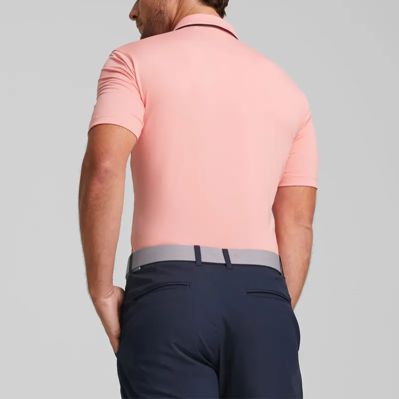 PUMA Mattr Bridges Polo De Golf Mattr Bridges Homme Polo Shirt Men's Pink-3